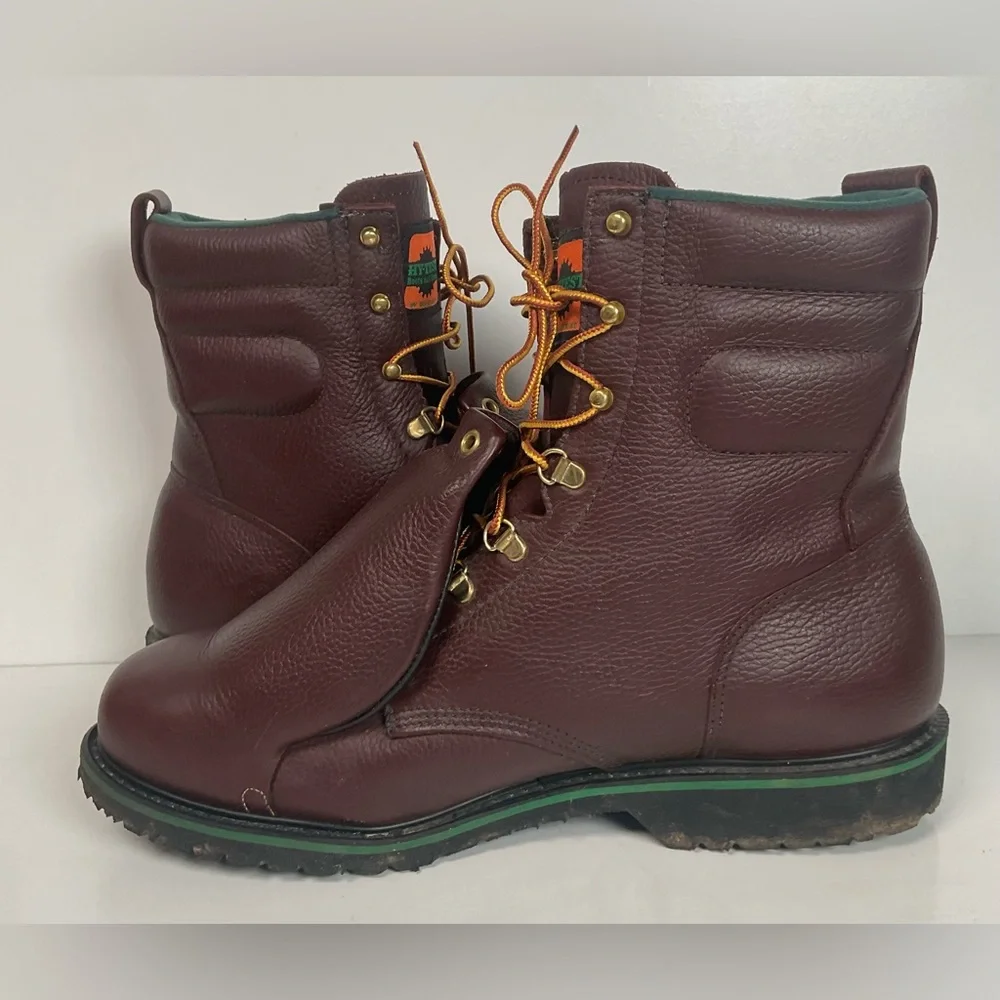Vintage Wolverine Hy-Test Metatarsal Guard Boots 12 D Steel Toe USA Made - Picture 9 of 15